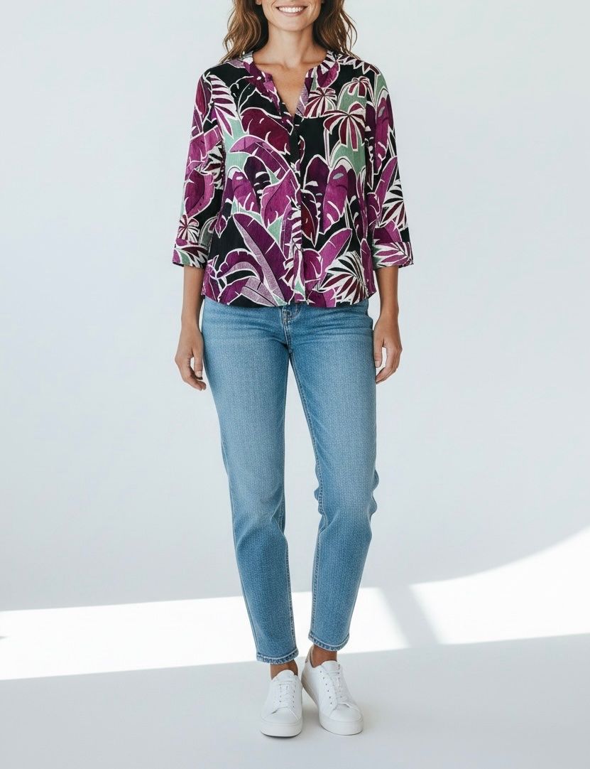 Blusen: Nadine H Leinenbluse blau Gr. 38 – Gebraucht aus Bottmingen von ana_5hrv