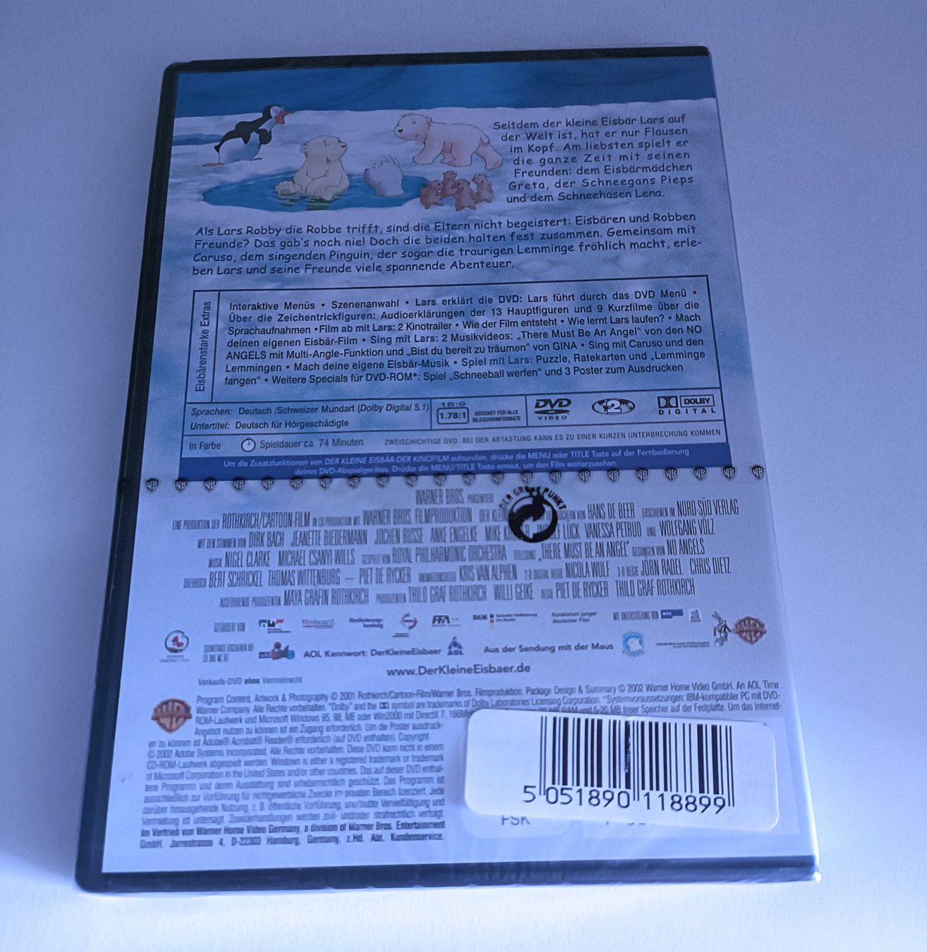 Tutti i DVDs: Der kleine Eisbär - Der Kinofilm | Neu & OVP – Nuovo e nell'imballaggio originale da Köniz venduto da Movieportal007 1