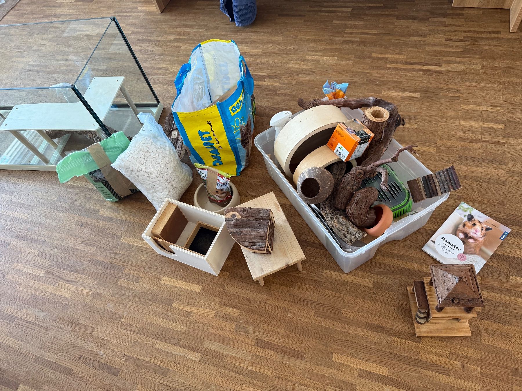 Gabbie, trasporto & Sicurezza: Hamster-Gehege/Terarium mit Accessoires. – Usato da Herrenschwanden venduto da Frenur 3