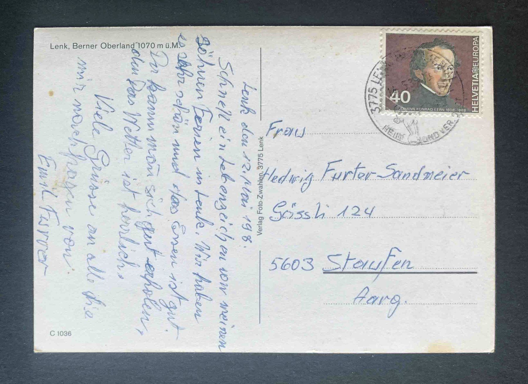 Cartoline postali: AK Lenk Berner Oberland – Usato da Goldau venduto da artelier1 1
