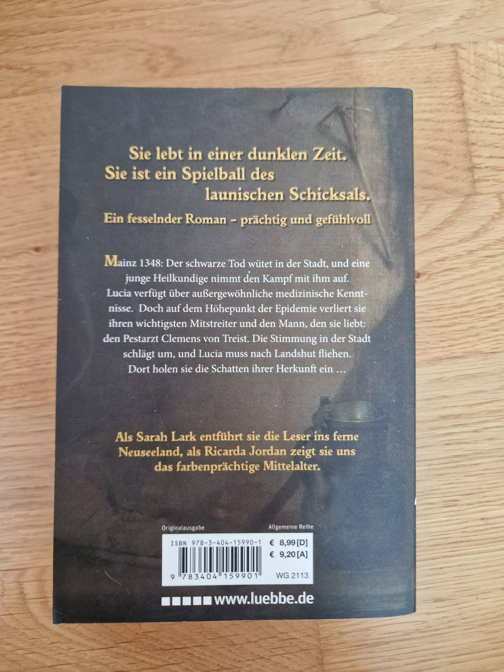 Libri: Die Pestärztin - Ricarda Jordan – Usato da St. Gallen venduto da schwnina 1