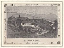 ST. KLARA IN STANS, HOLZSTICH 1900