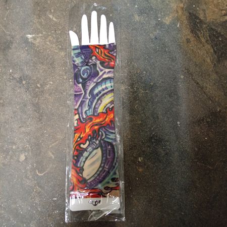 Tattoo Armstulpe bunt Motiv Halloween 