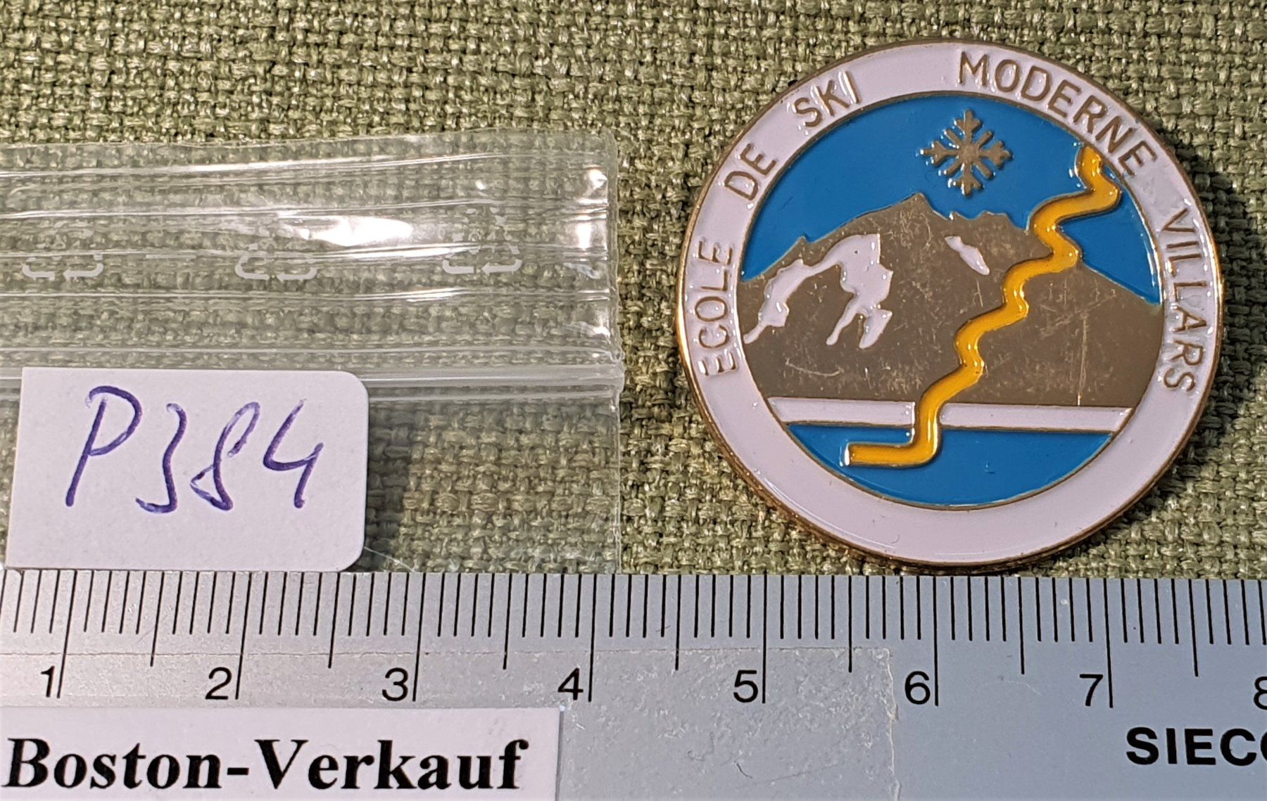 Placchette & Badge: P384 - Brosche Ecole de Ski Moderne Villars – Usato da Reinach BL venduto da Boston-Verkauf 2