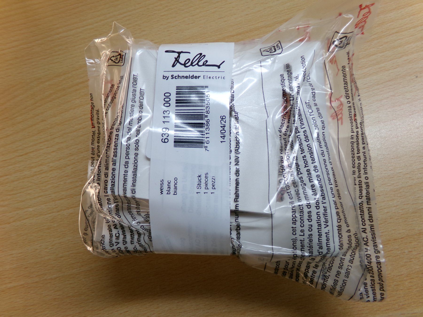 Feller Stecker: Feller Edizio Due UP Typ13 weiss – Neu und originalverpackt aus Hombrechtikon von HGK50 1