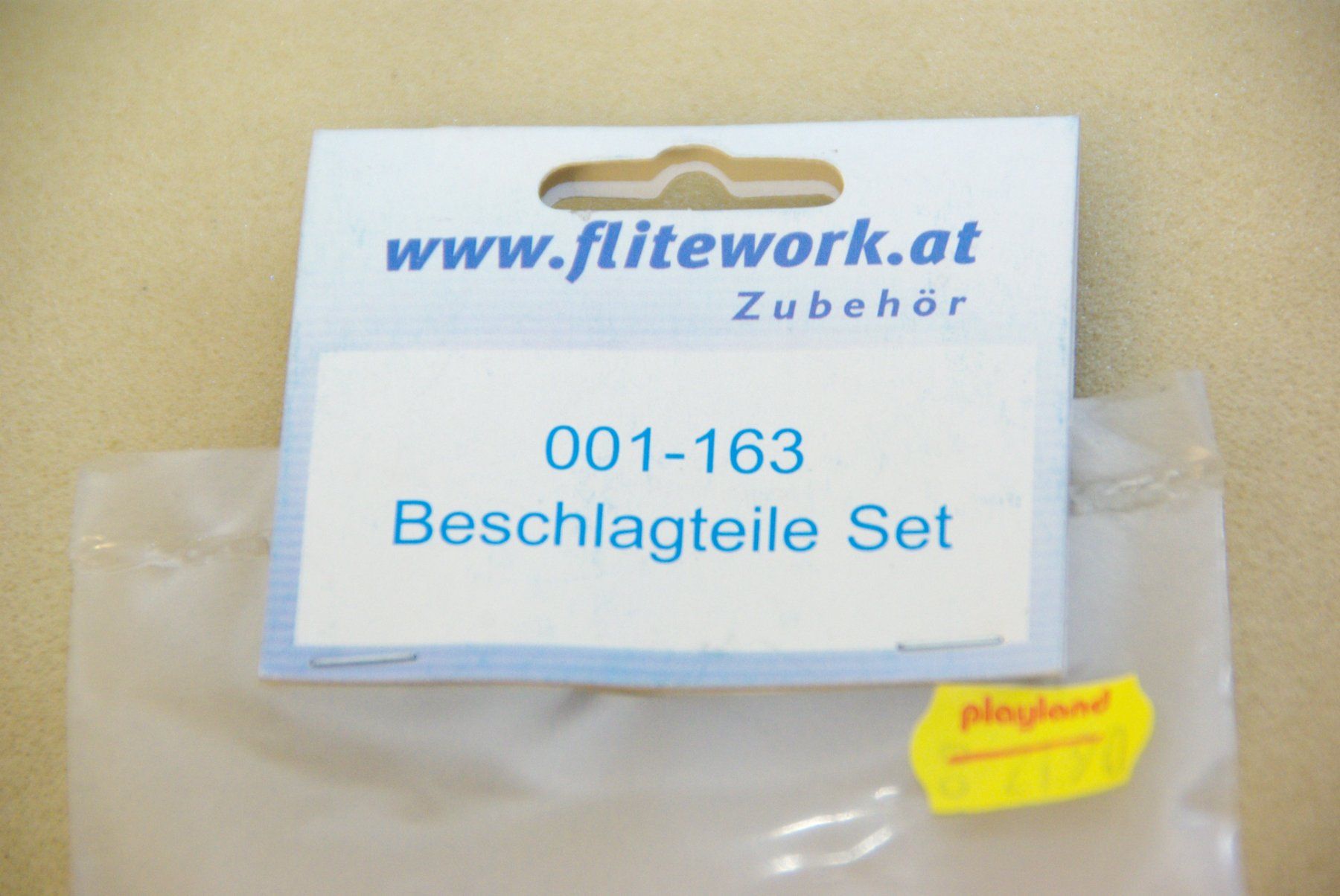 Modellismo RC: flitework Beschlagteile Set 001-163, in OVP – Nuovo e nell'imballaggio originale da Herisau venduto da Cevianer1844 1