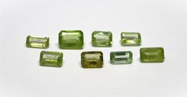 8x Péridots 10.45 ct  - Valeur 400.- Fr