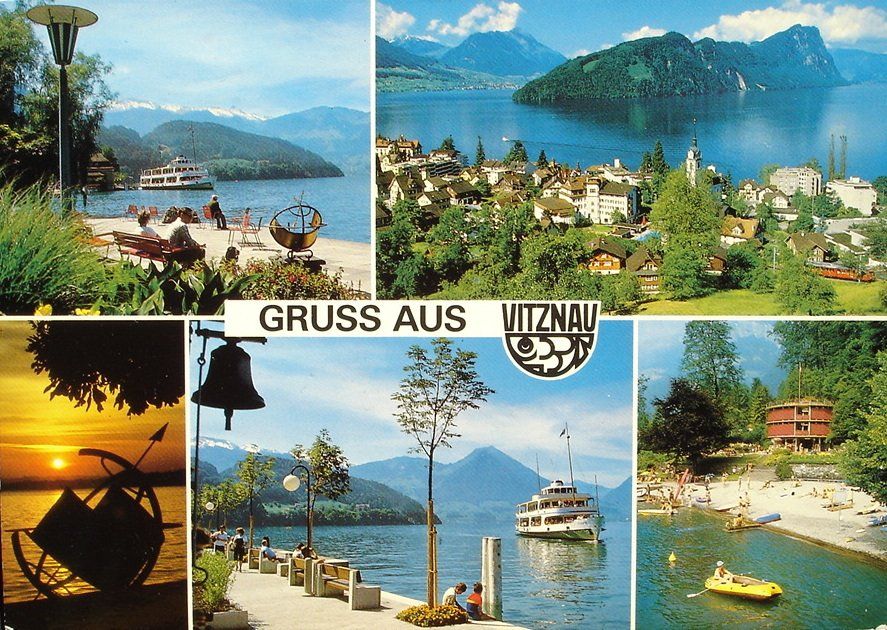 Cartoline postali: Gruss aus VITZNAU – Usato da Jona venduto da philajona