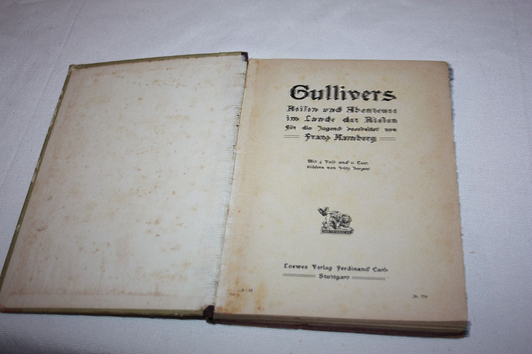Libri: antikes Buch Gulliver bei den Riesen – Usato da Oberwil BL venduto da Hesa41 1