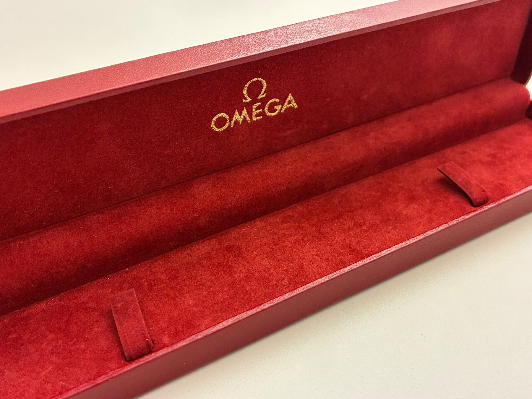 Omega Scatole porta orologi: OMEGA Original Vintage Red Box – Usato da Lugano venduto da LVC 7