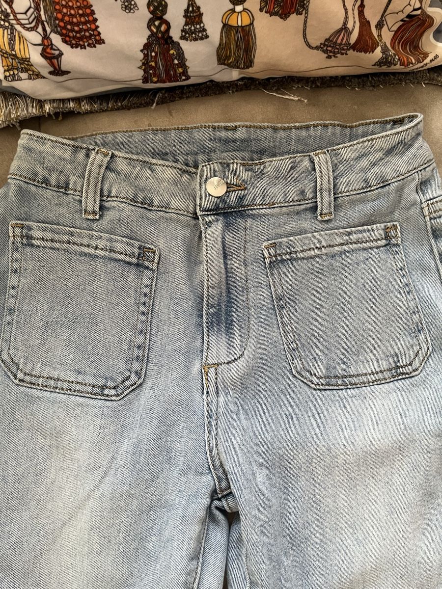 Jeans: Trendige Schlaghose Jeans in hellblau, Grösse M-L – Usato da Oberengstringen venduto da Baby_Fashion 1