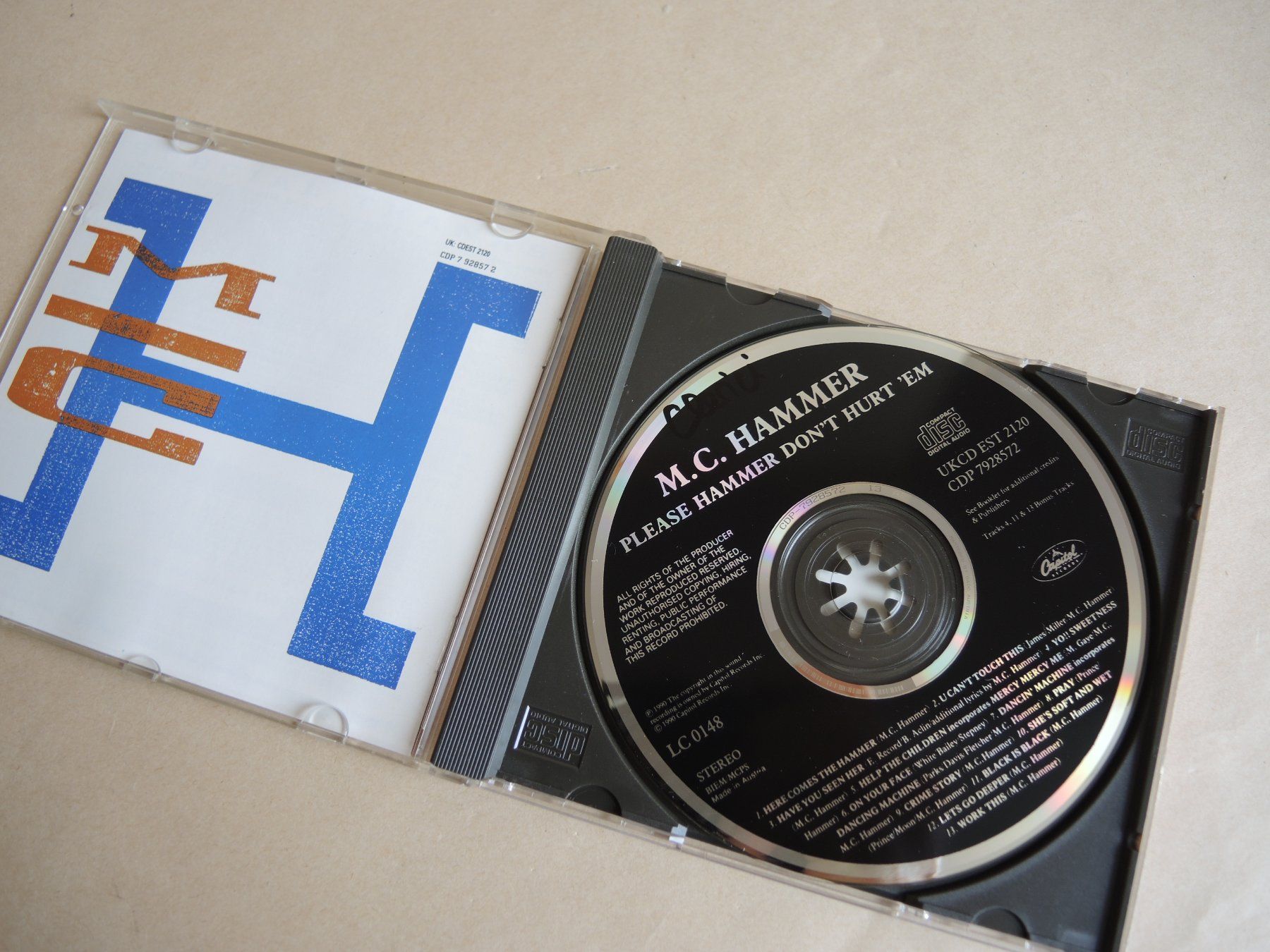 CD: MC Hammer - Please Hammer Don't Hurt 'Em - CD – Usato da Rorschach venduto da Pop-upBrocki 1