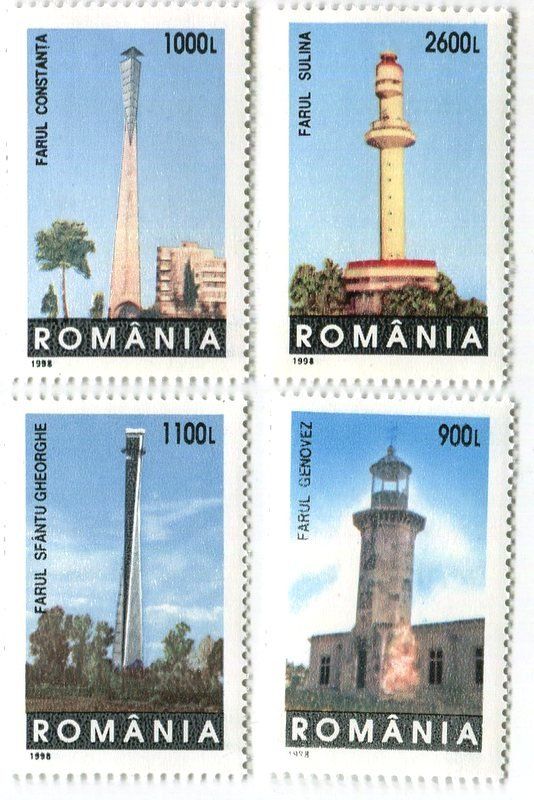Tutti i francobolli: Briefmarken "Leuchttürme". Rumänien – Nuovo e nell'imballaggio originale da Basel venduto da Butsch5