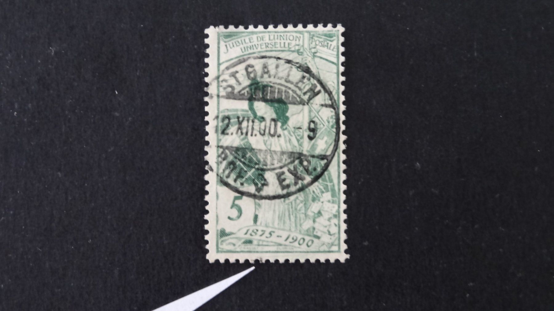 Alle Briefmarken: Haarlinien unten SBK 77C   133 – Gebraucht aus Anwil von zuggi57