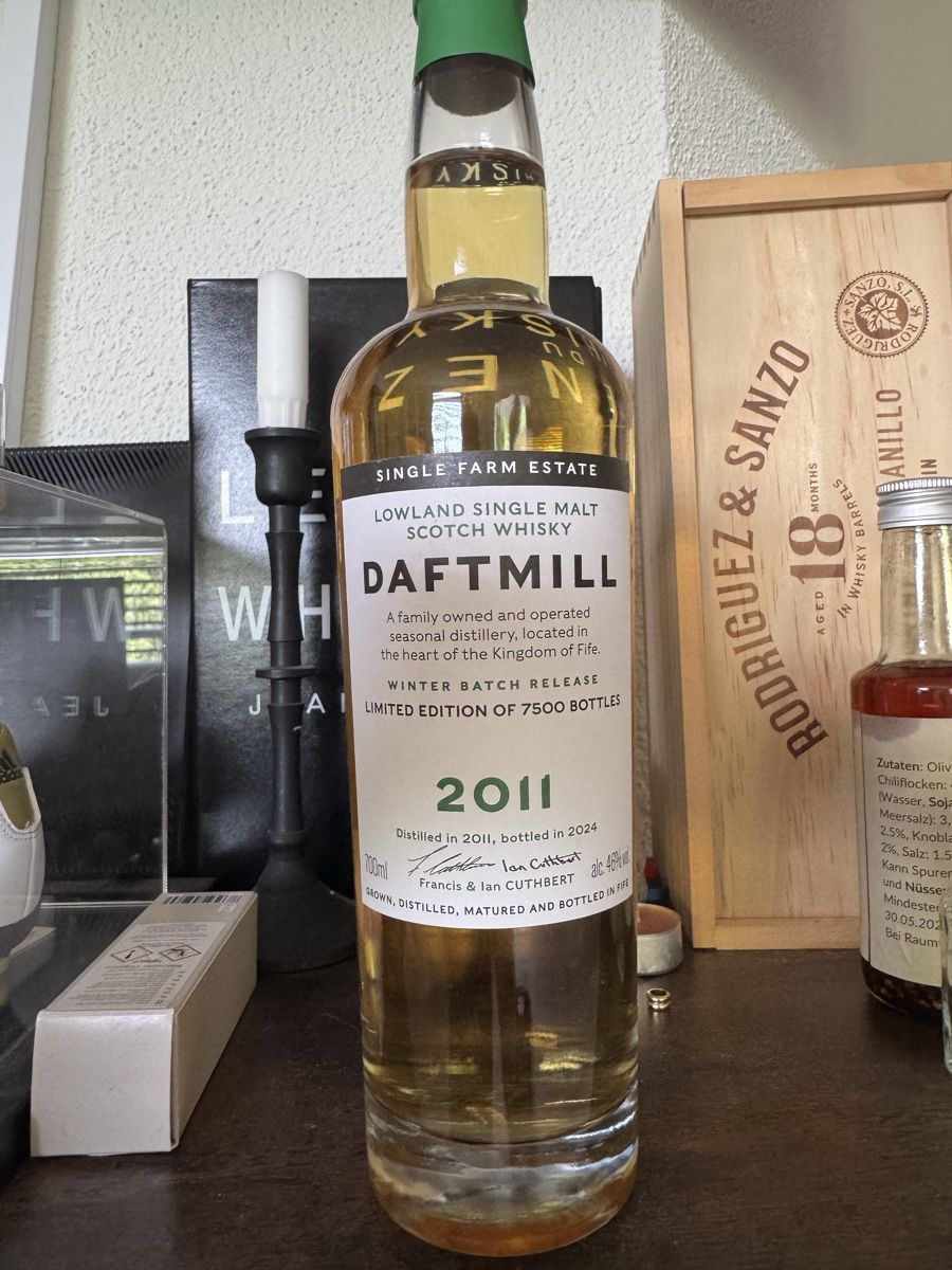 Daftmill Bevande alcoliche: Daftmill Single Farm Estate 2011 Winter Batch 700ml 46% Vol. – Nuovo e nell'imballaggio originale da Hergiswil NW venduto da wert721