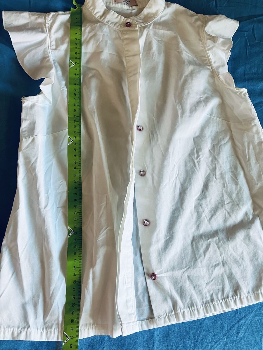 Max Mara Blusen: Camicetta bianca Max Mara, XS/S – Neu (gemäss Beschreibung) aus Lugano von jfo_7lsm 4