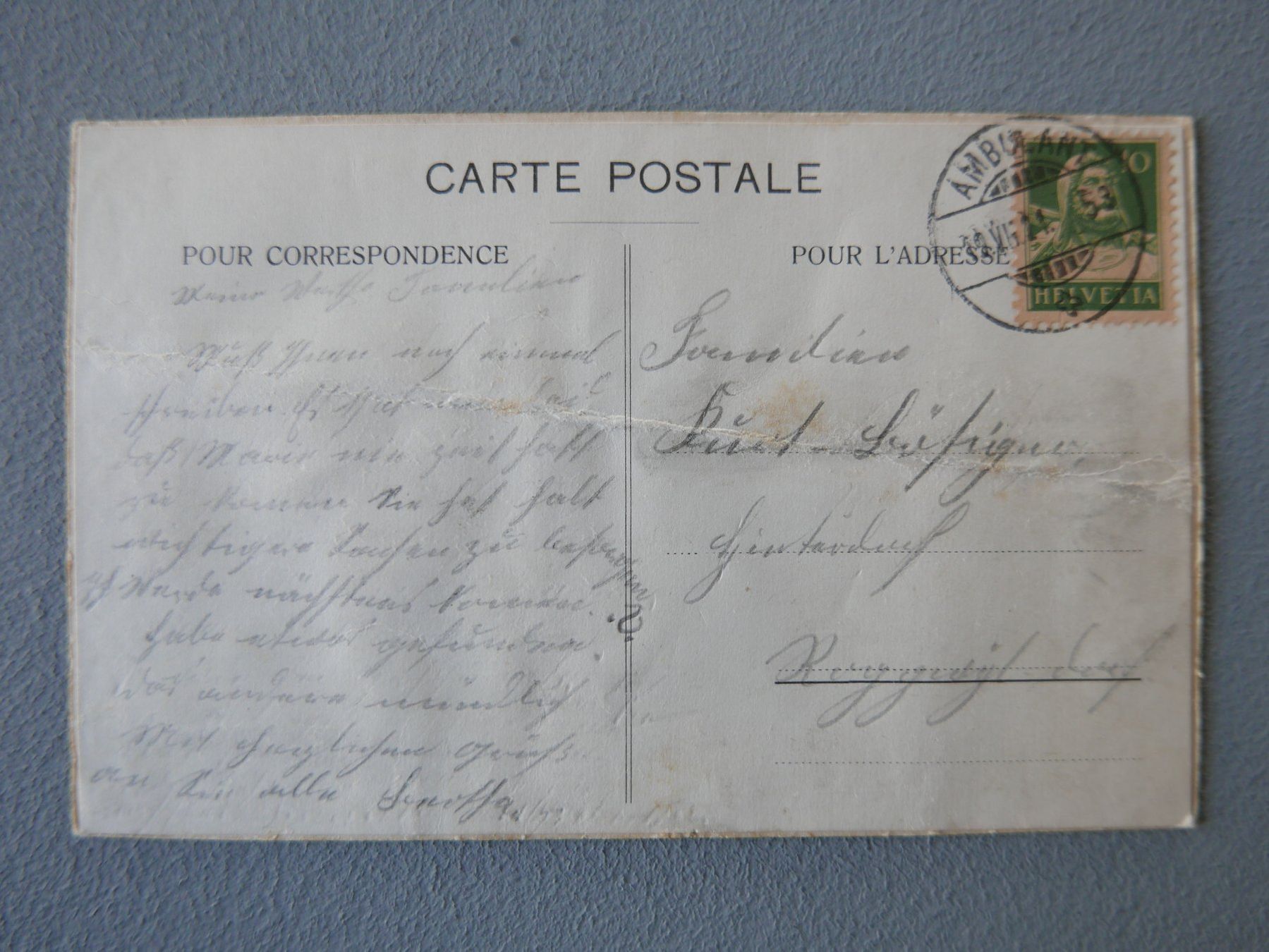 Cartoline postali: ALTE STICKEREI JUGENDSTIL ANSICHTSKARTEN – Usato da Balgach venduto da Zwischenraum 4