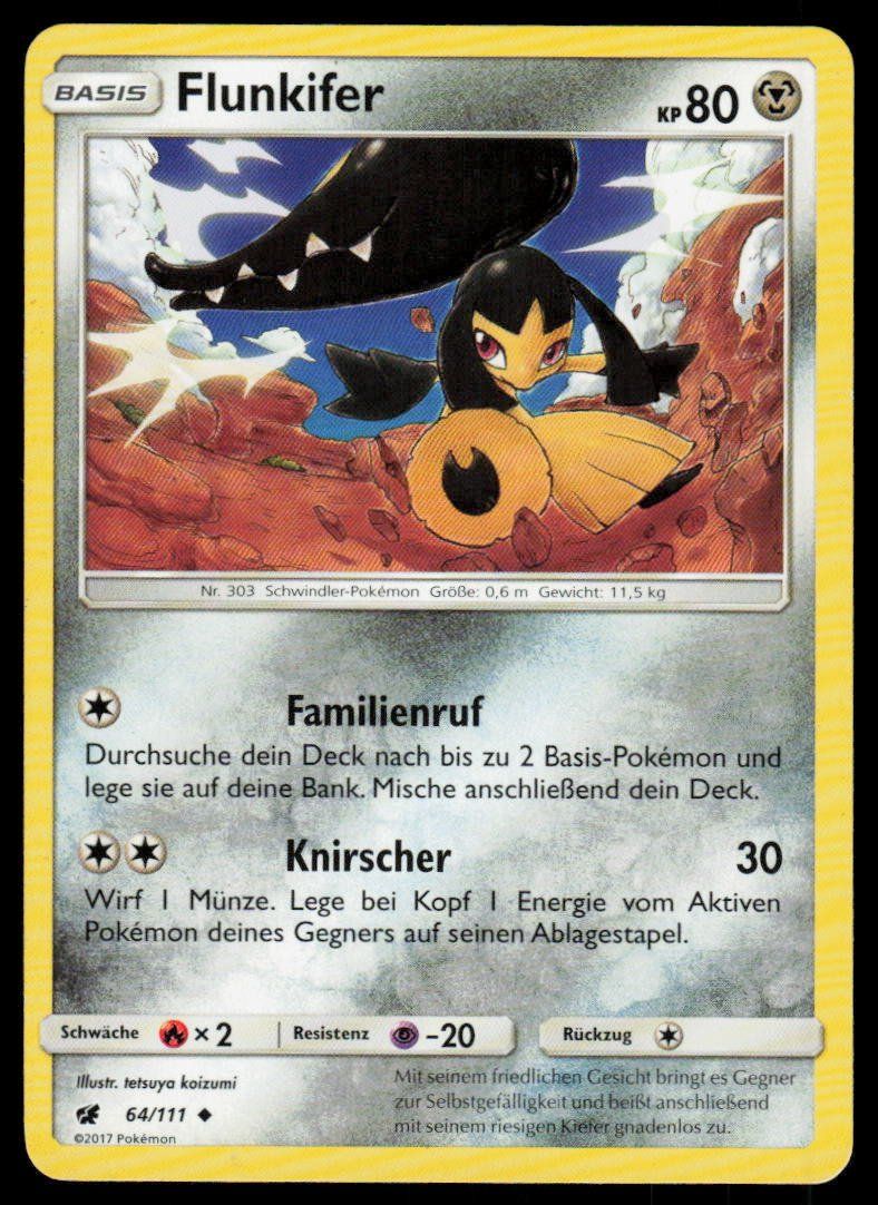 Pokémon Carte collezionabili: Pokemon Flunkifer 64/111 – Usato da Herisau venduto da Pokemon2025