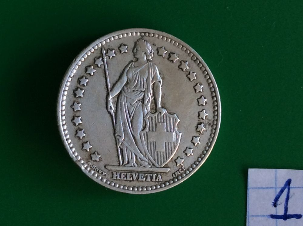 Tutti le monete: 1 franc  1955  Jolie – Usato da Genève venduto da pie_fh2d 1