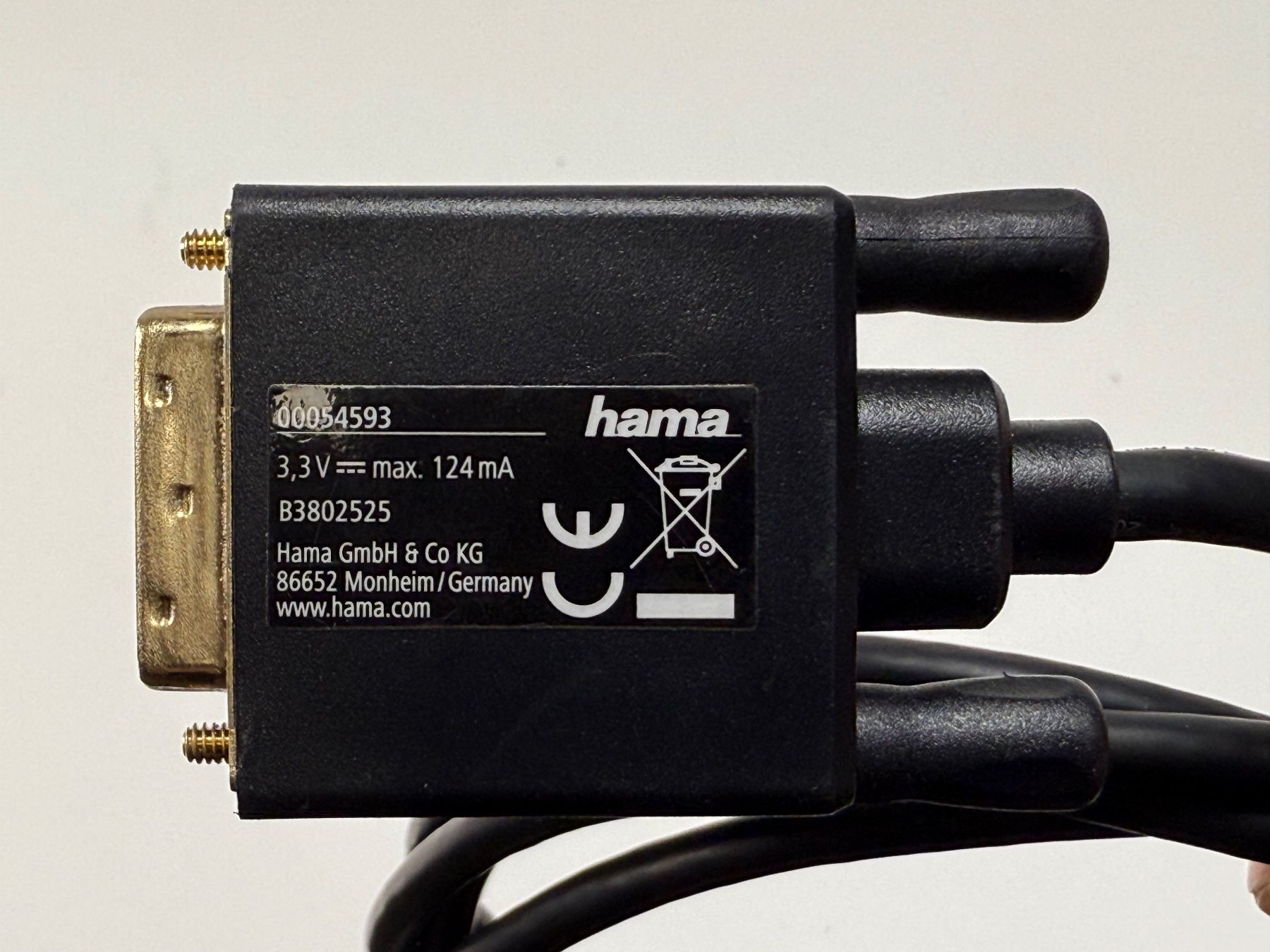 Hama Cavi: Hama DisplayPort auf DVI Adapter Kabel – Usato da Volketswil venduto da Prolectro 1