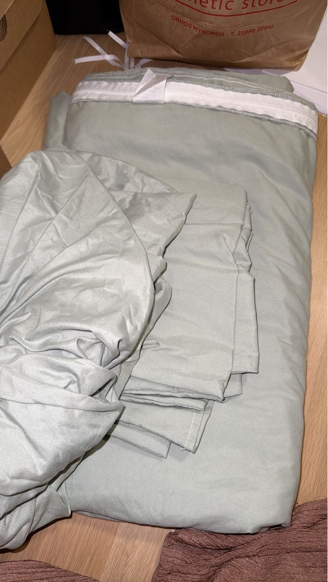 Biancheria da letto: Bettwaesche Set, hellgruen, neuwertig! – Nuovo (secondo la descrizione) da Suhr venduto da axsps