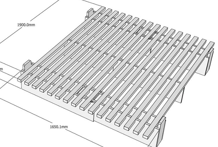 Lits: Lit modulable 200 x 90 -160 – D'occasion à Zürich par jul_ie 3