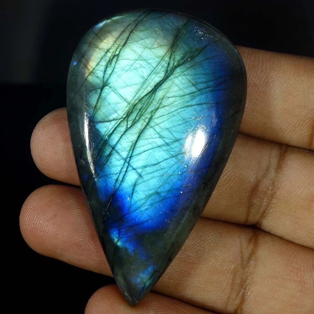 Pietre preziose: Toll 116.20ct Blau Labradorit Cabochon Edelstein Labradorite – Nuovo (secondo la descrizione) da Prilly venduto da ilyria73 3