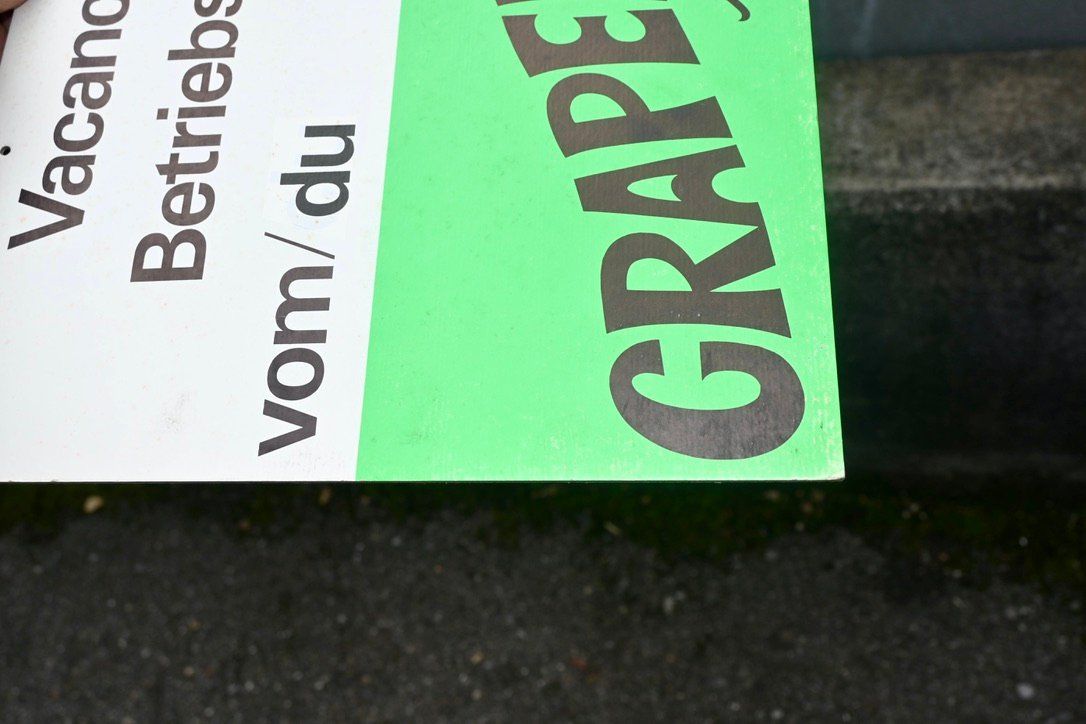 Insegne: alter REKLAME KARTON - hänger ADELBODNER grapefruit fin – Usato da Pfaffhausen venduto da mono_rec 6