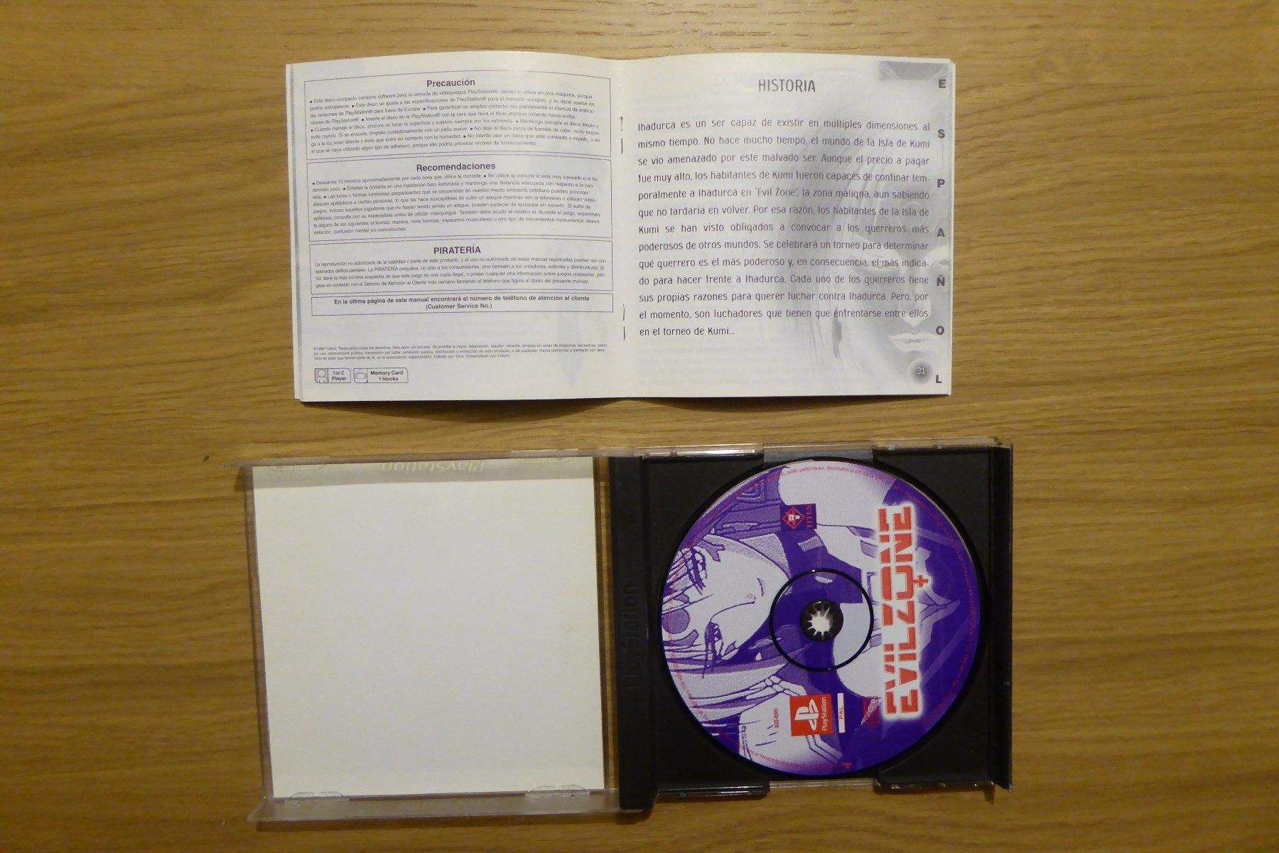 Spiele: PS1 Evil Zone – Gebraucht aus Allschwil von  1
