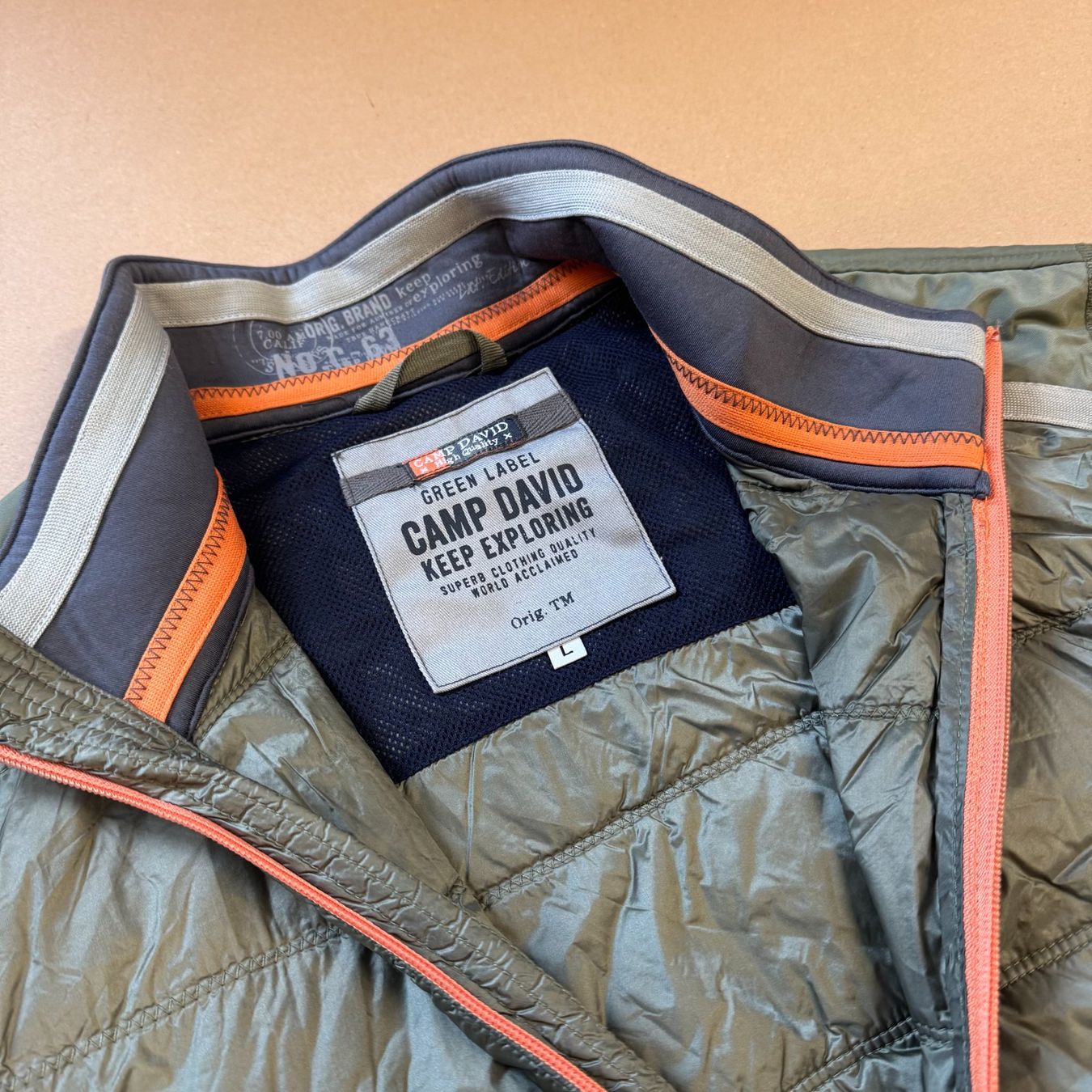 Camp David Giacche: Camp David Green Label rain jacket herren übergangsjacke – Usato da St. Gallen venduto da sourced_limited 1