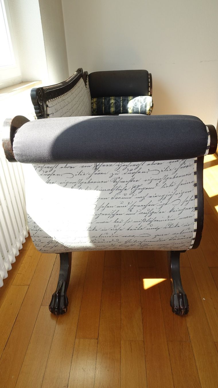 Sofas: Antikes Sofa Empire / Biedermeier, neu bezogen – Gebraucht aus Basel von loveit 2