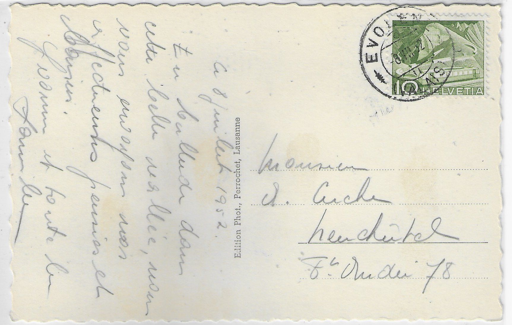 Cartoline postali: Evolene et le Val d'Herrens – Usato da Ettingen venduto da Kartenplanet 1
