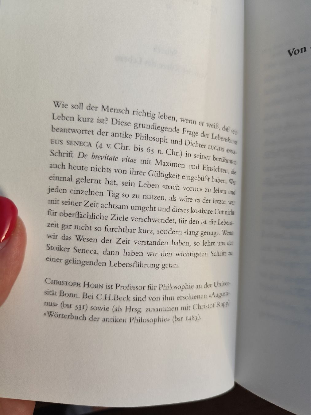 Libri: Seneca Von der Kürze des Lebens  – Usato da Mägenwil venduto da VintageGirly 5