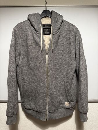 Jack & Jones Vintage Zip Hoodie grau Grösse L Top Zustand