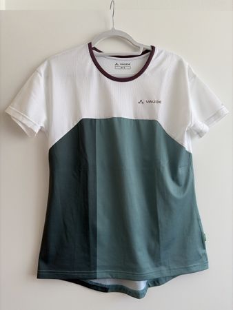 Vaude Funktionsshirt weiss grün Grösse 38 S neuwertig