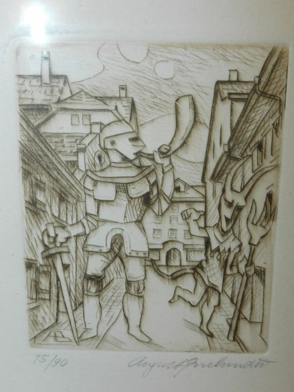 Grafiken & Lithographien: Lithografie limitiert u handsigniert v August Buchmann – Gebraucht aus Sursee von 76 4