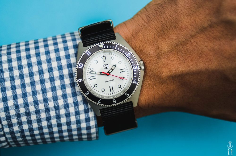 Watchdives WD1972 Orologio Subacqueo Militare Al Quarzo, Cassa 40mm Acciaio 316L, Vetro Zaffiro, Impermeabile 200m