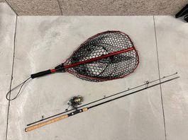Daiwa Angelset: Rute, Rolle, Kescher & Köder