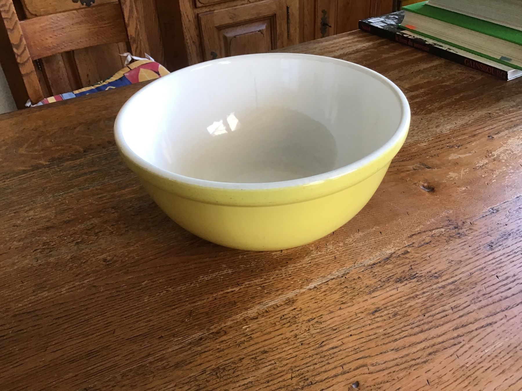Rössler Servierplatten: Immense plat jaune Rössler vintage – Gebraucht aus Fully von Ruby97 2