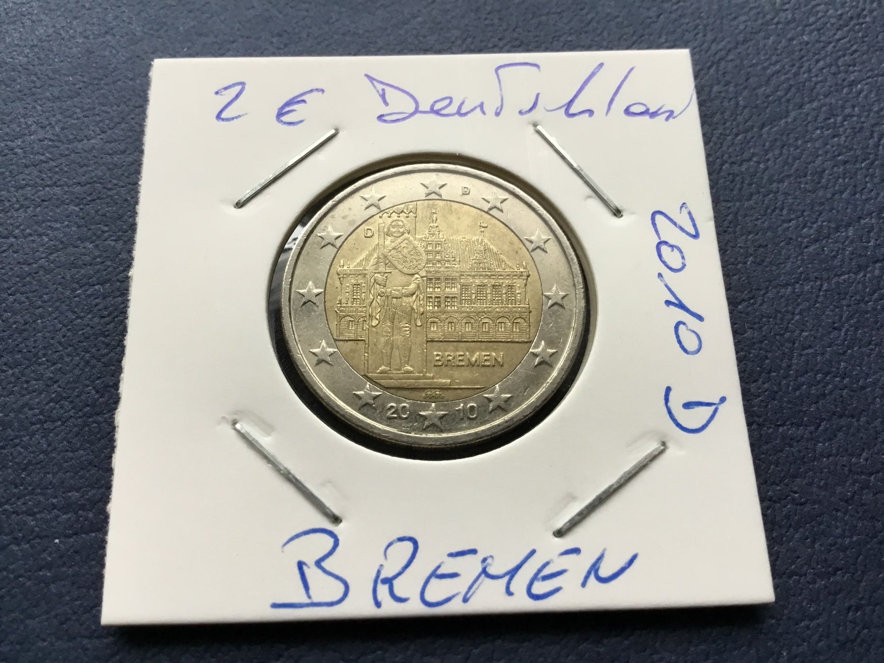 Alle Münzen: 2 Euro Deutschland 2010 D. BREMEN – Gebraucht aus St. Margrethen SG von alfapeugeot10