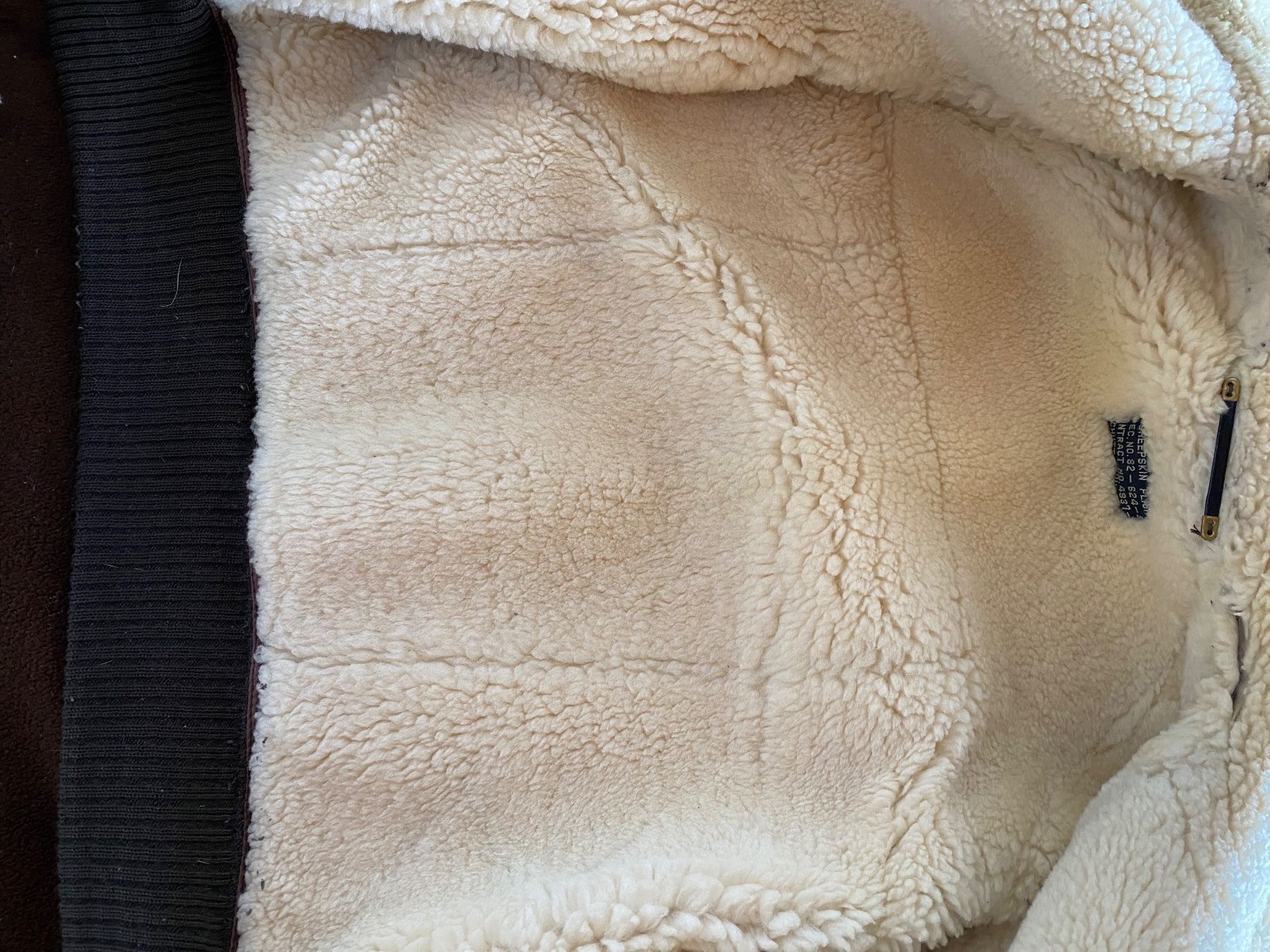 Giacche: lammfelljacke alte B6 original pilotenjacke – Usato da Oetwil am See venduto da kisten 5