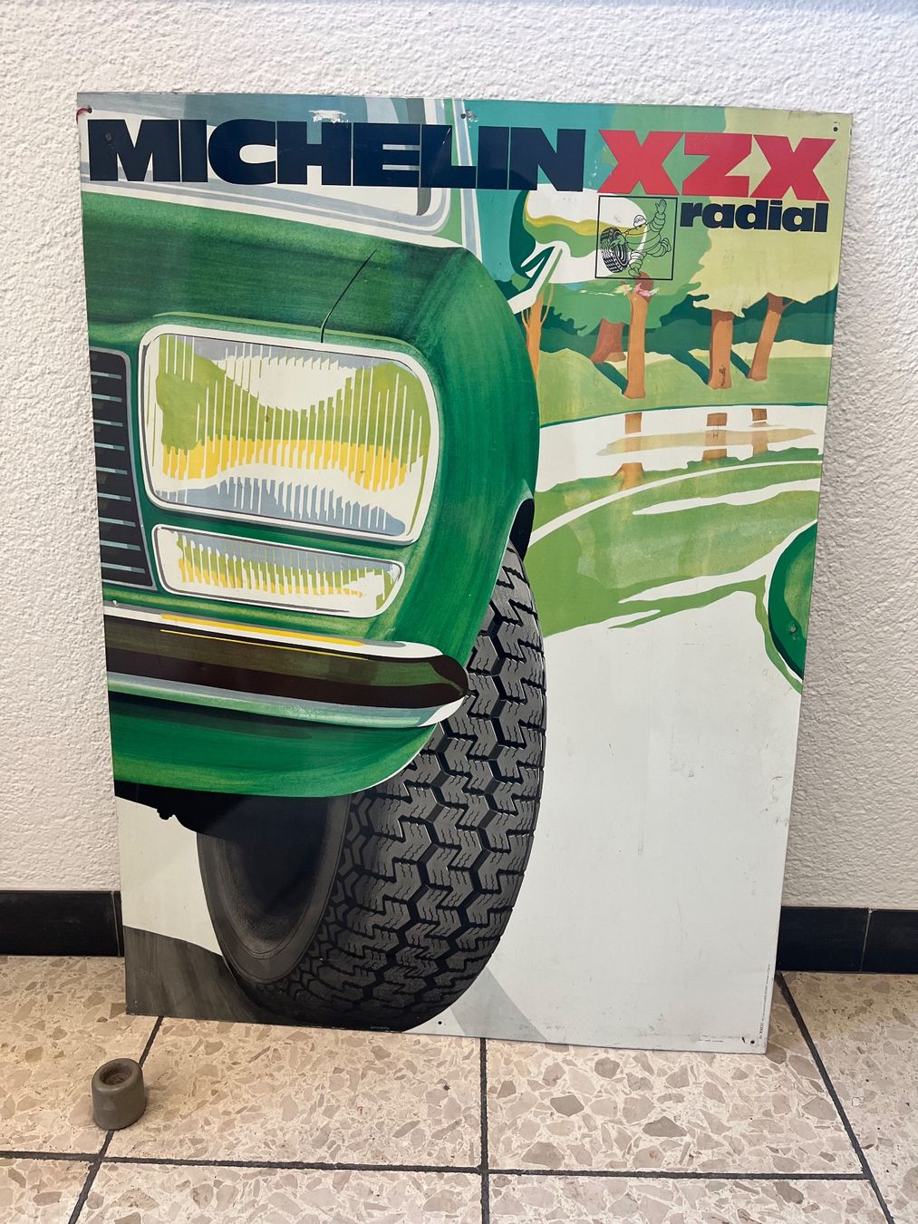 Michelin Schilder: Michelin XZX Blechschild – Gebraucht aus Erlinsbach von Stu-ff 5