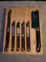 Laguiole Jean Dubost Kässemesser Set 6-teilig Holzbrett neu