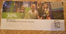 Freiruum Zug - 30% Rabatt bis 31.08.26
