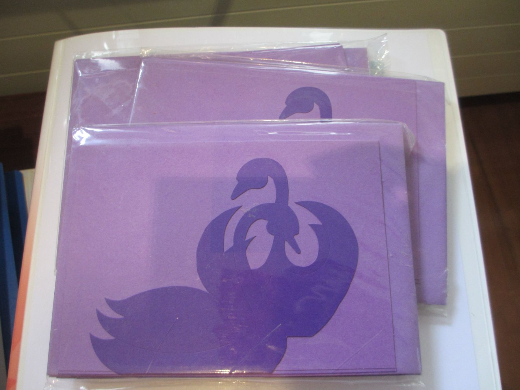 Karten: viele Karten mit Kuvert mit Schwanenmotiv – Neu und originalverpackt aus Herisau von fan_h9qj 1