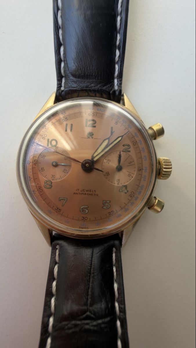 Swiss Orologi: Schweizer Chronograph Uhr 38 mm  – Usato da Zürich venduto da Fidel59 9