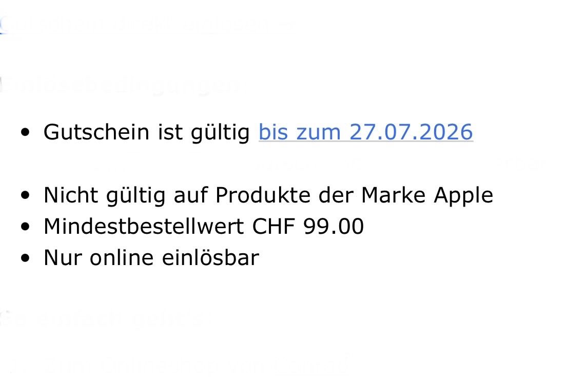 Conrad Buoni: Conrad 10% Rabatt Gutschein – Nuovo e nell'imballaggio originale da Zürich venduto da Marcel_2202 1