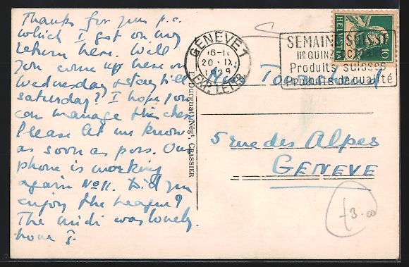 Cartoline postali: AK Crassier, Chalet des Bois – Usato da Berlin venduto da bartko-reher 1