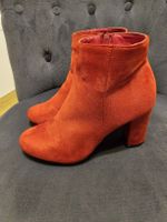 bottines rouges T. 39 neuves !