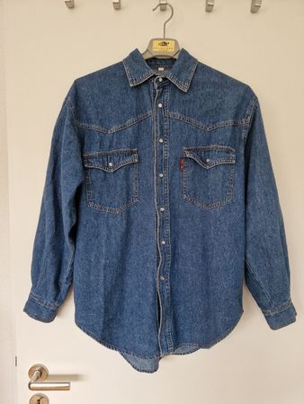 Unisex Jeanshemd, Gr. M